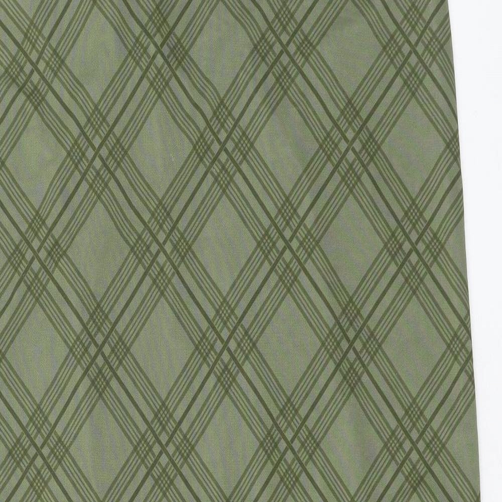 Urban Outfitters Womens Green Geometric Polyester Maxi Skirt Size S