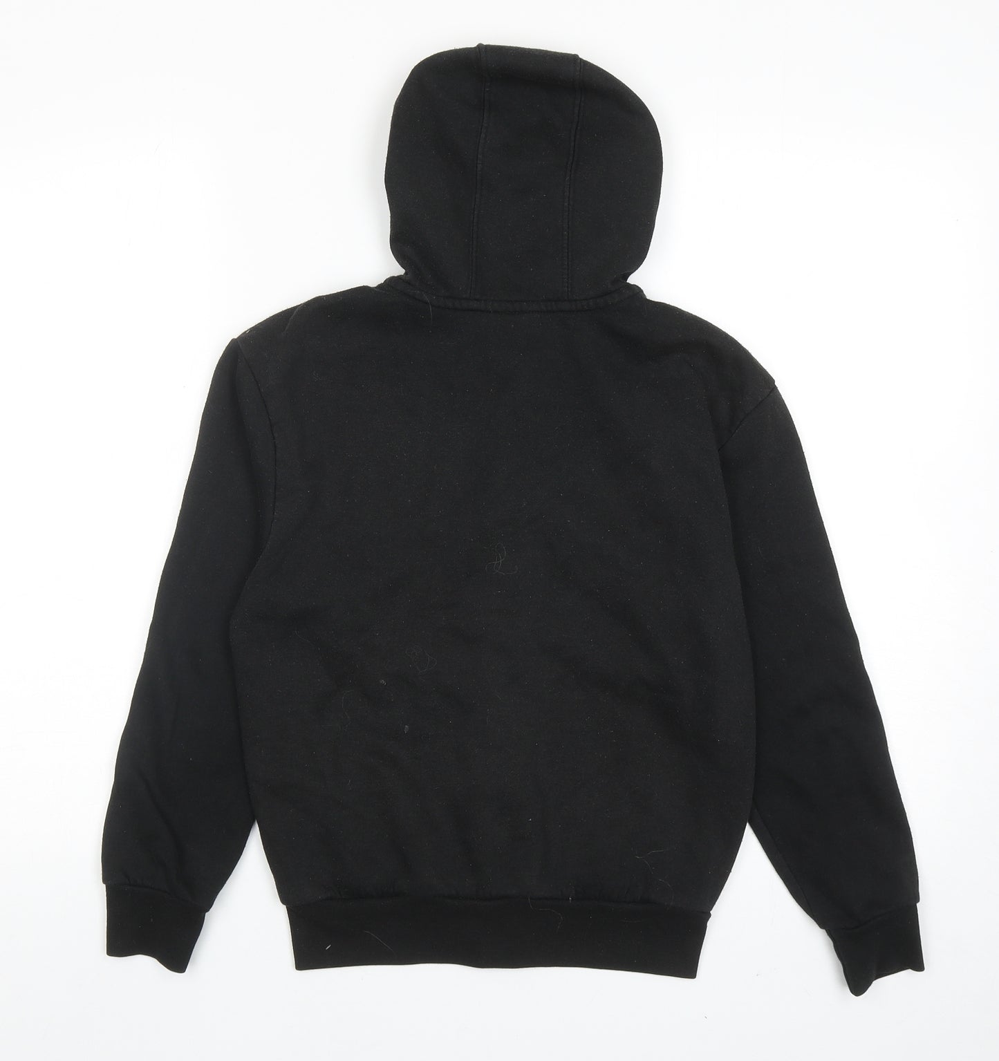 Slazenger Boys Black Cotton Full Zip Hoodie Size 7-8 Years Zip
