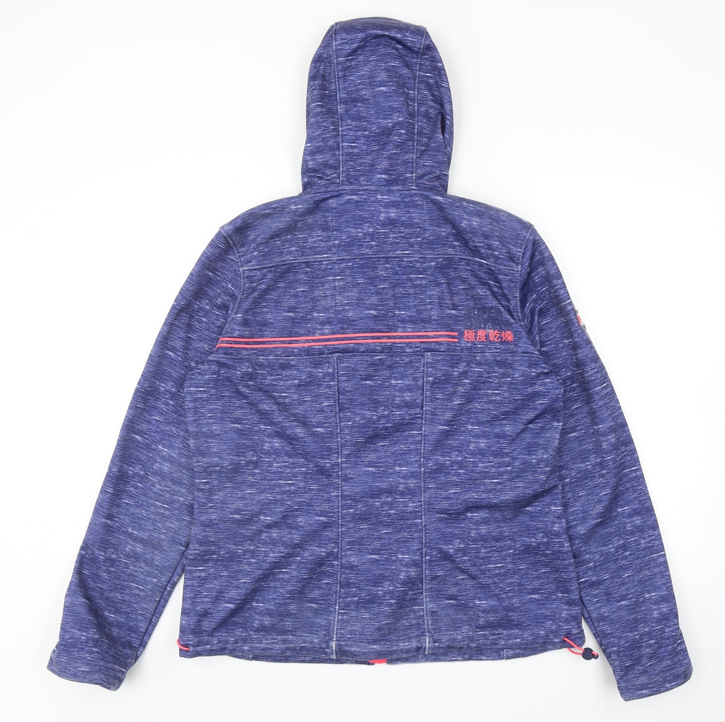 Superdry Womens Blue Windbreaker Jacket Size 12 Zip