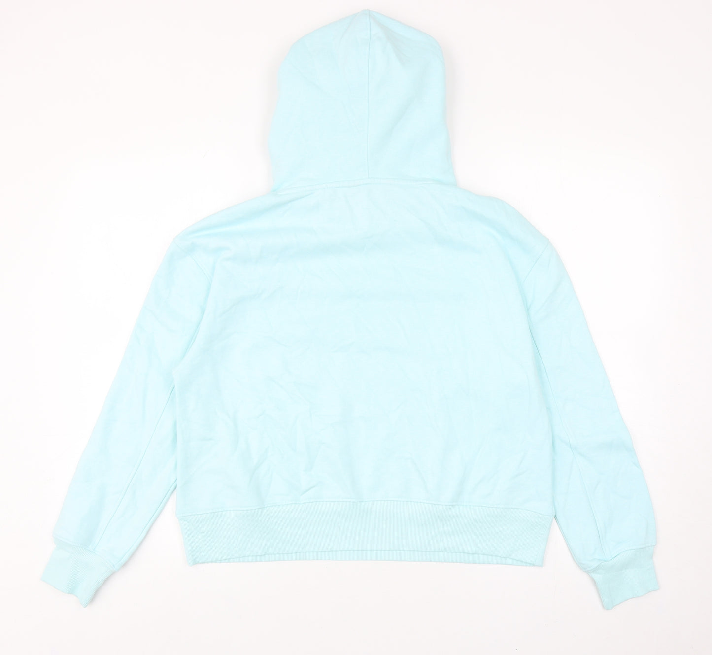 Marks and Spencer Womens Blue Polyester Pullover Hoodie Size 10 Pullover