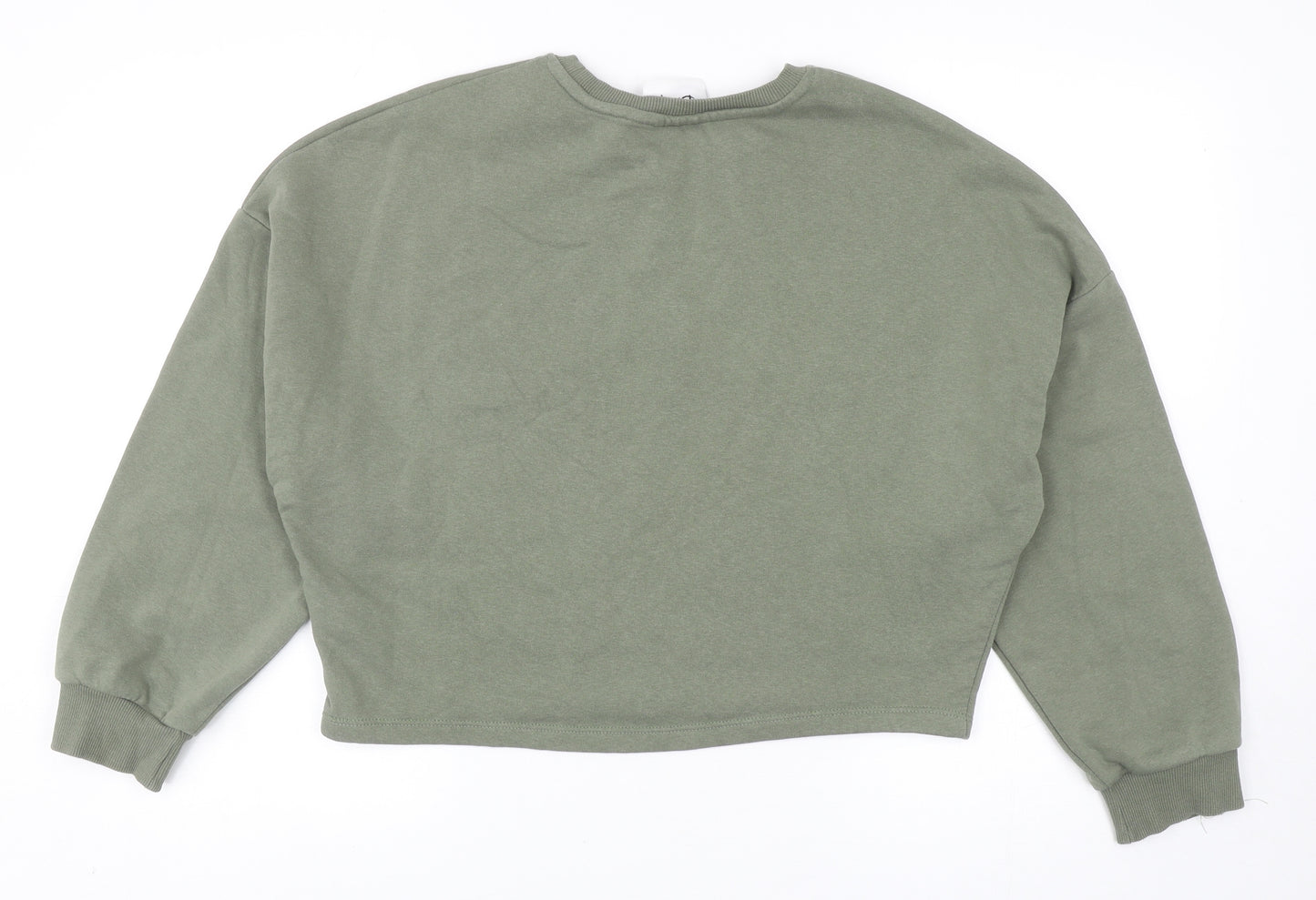 Primark Womens Green Cotton Pullover Sweatshirt Size S Pullover - Walt Disney