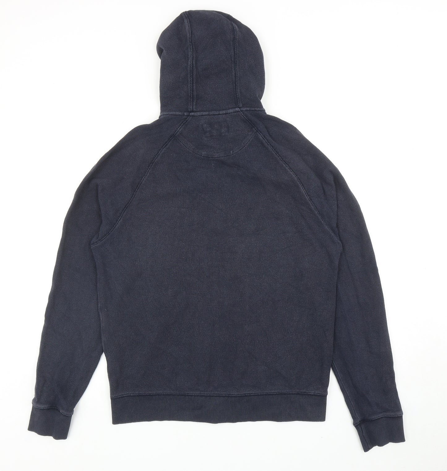 NEXT Mens Blue Cotton Full Zip Hoodie Size M