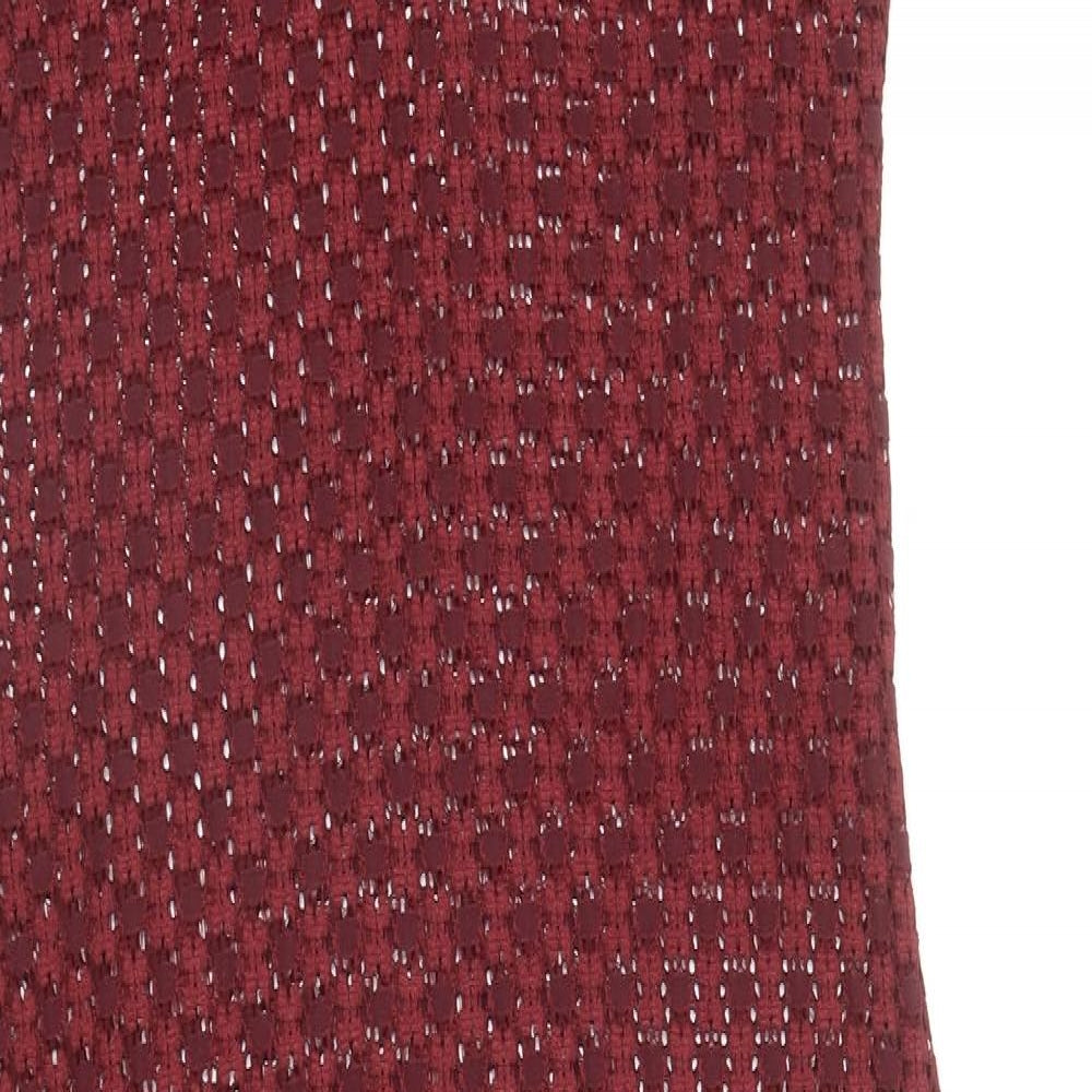 Principles Womens Red Geometric Polyester A-Line Size 16 V-Neck Pullover