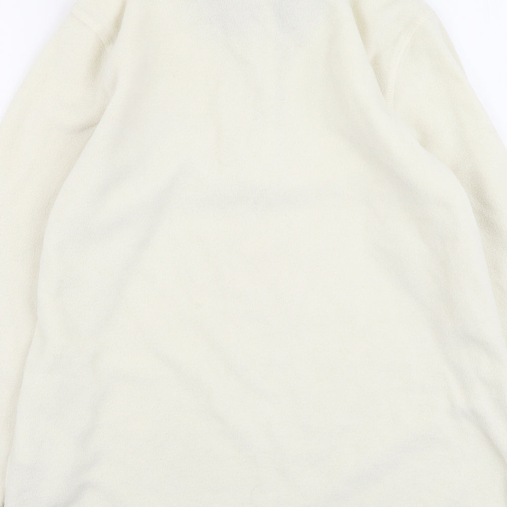 Regatta Womens Ivory Polyester Pullover Sweatshirt Size 12 Zip