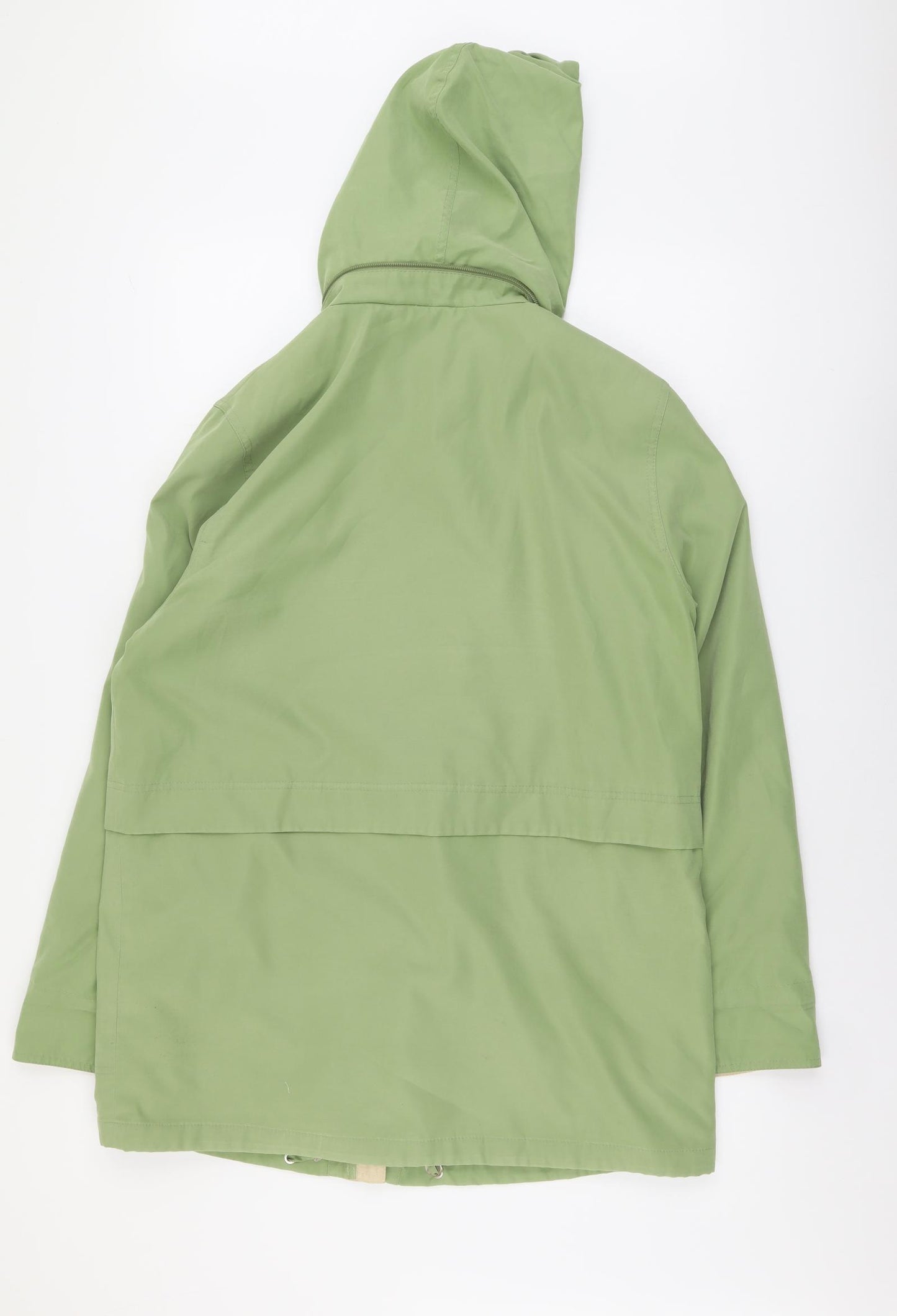 Marks and Spencer Womens Green Anorak Jacket Size 16 Zip
