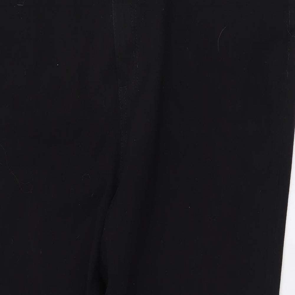 Marks and Spencer Womens Black Cotton Skinny Jeans Size 22 L27 in Regular Button