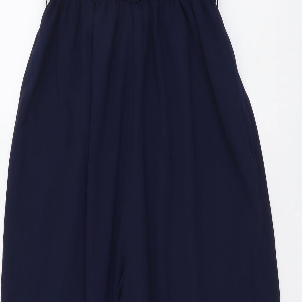 Monsoon Girls Blue Polyester Jumpsuit One-Piece Size 9-10 Years Pullover