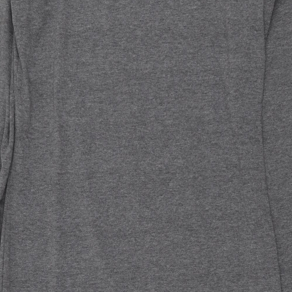 Atmosphere Womens Grey Polyester A-Line Size 20 Boat Neck Pullover