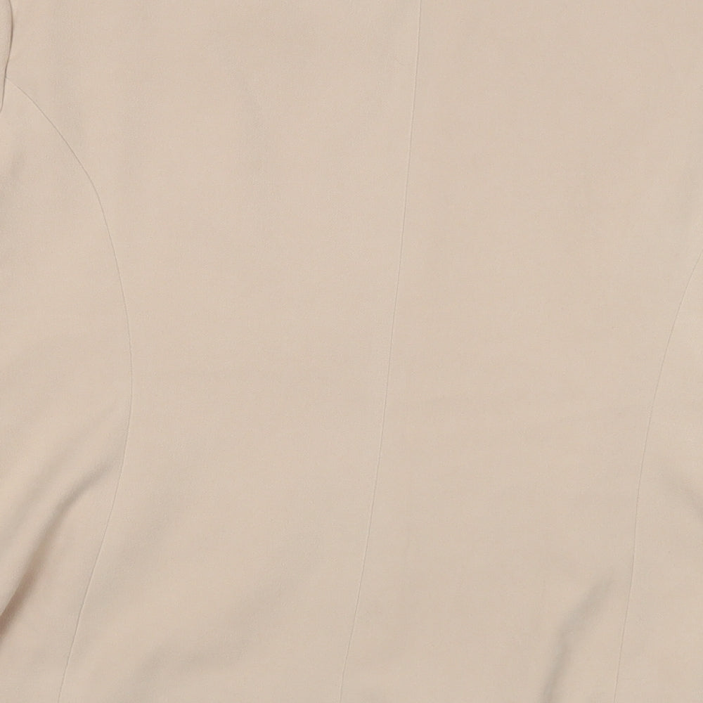 Bonmarché Womens Beige Jacket Size 16 Zip