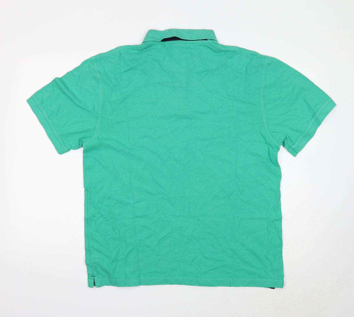 Raging Bull Mens Grey Cotton Polo Size XL Collared Button
