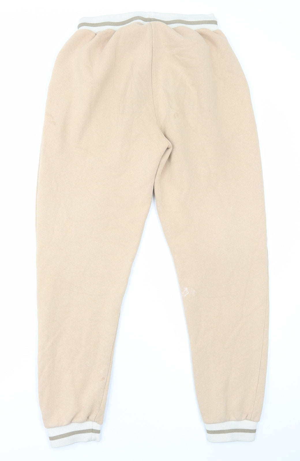 Boohoo Mens Beige Cotton Sweatpants Trousers Size M Regular