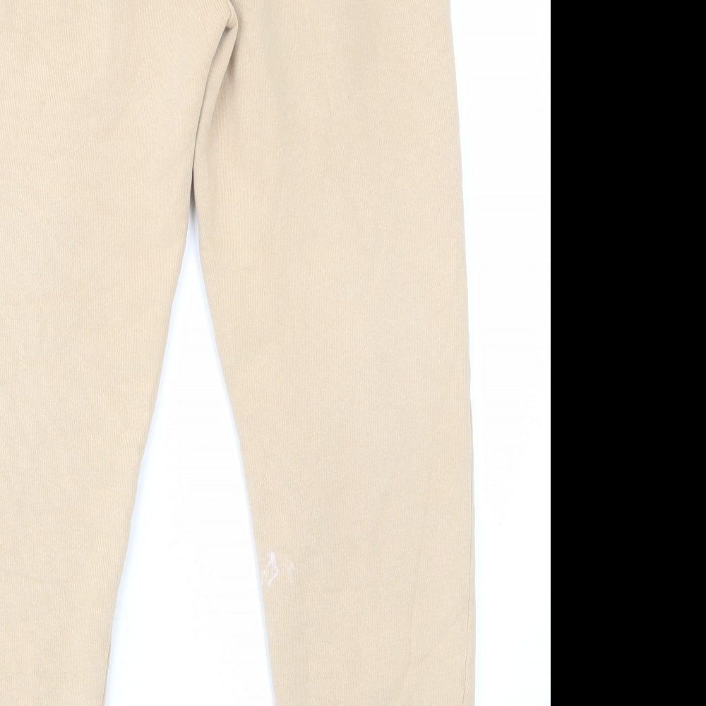 Boohoo Mens Beige Cotton Sweatpants Trousers Size M Regular