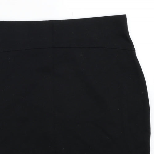 Preworn Womens Black Polyester Bandage Skirt Size 28 in