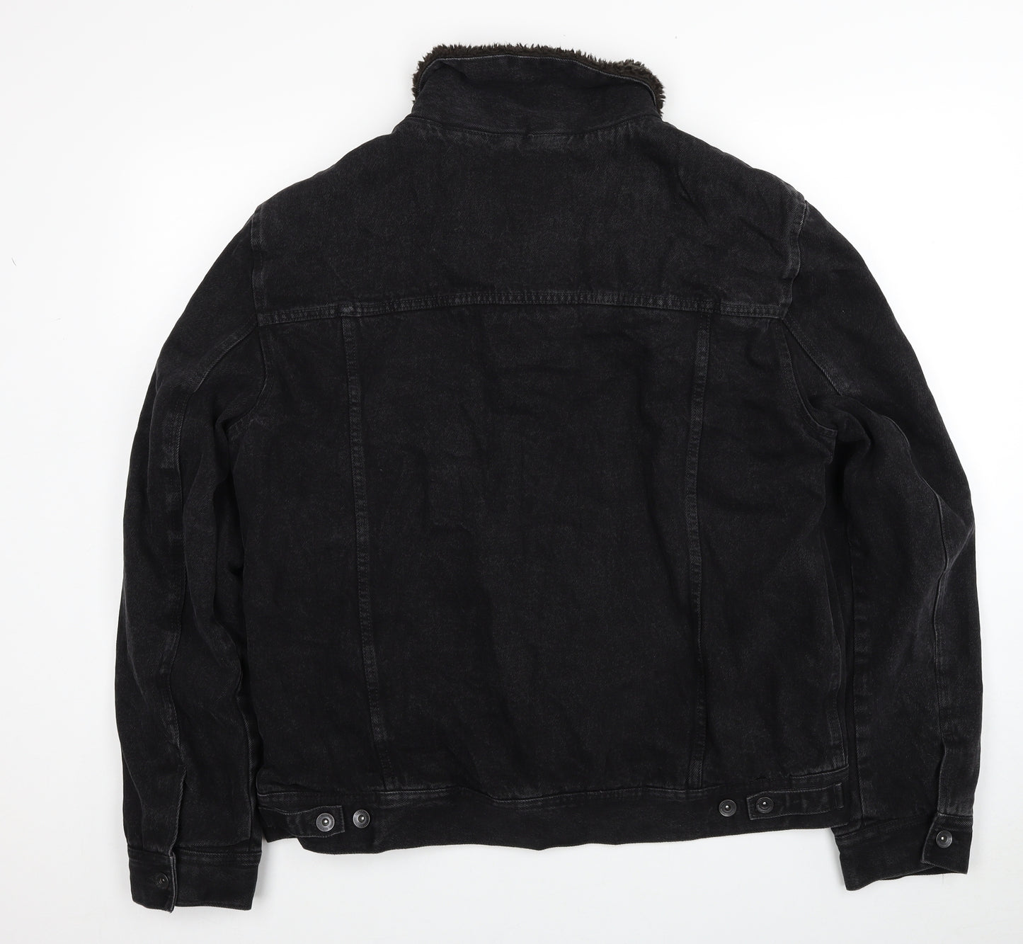 Marks and Spencer Mens Black Jacket Size XL Button