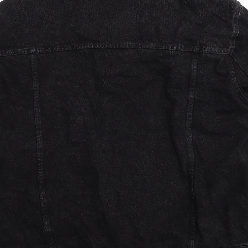 Marks and Spencer Mens Black Jacket Size XL Button
