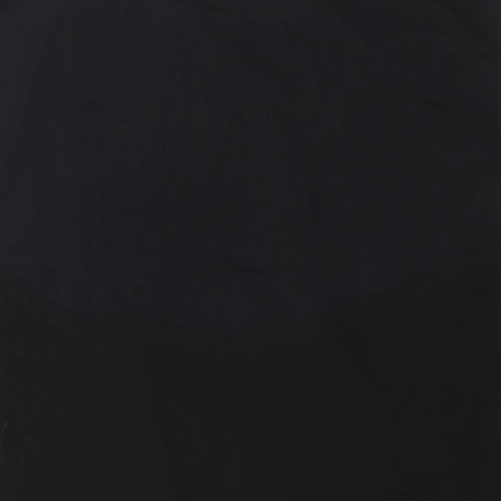 JoJo Maman Womens Black Polyester Straight & Pencil Skirt Size 8