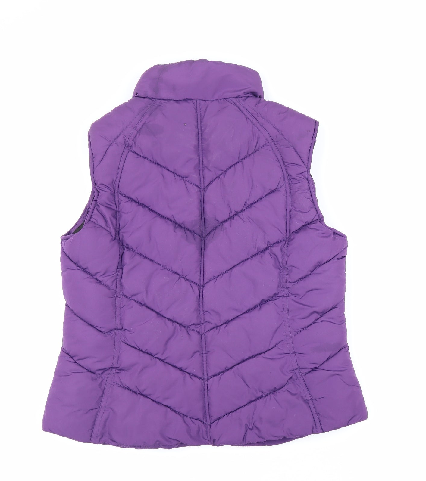 George Womens Purple Gilet Jacket Size 14 Zip