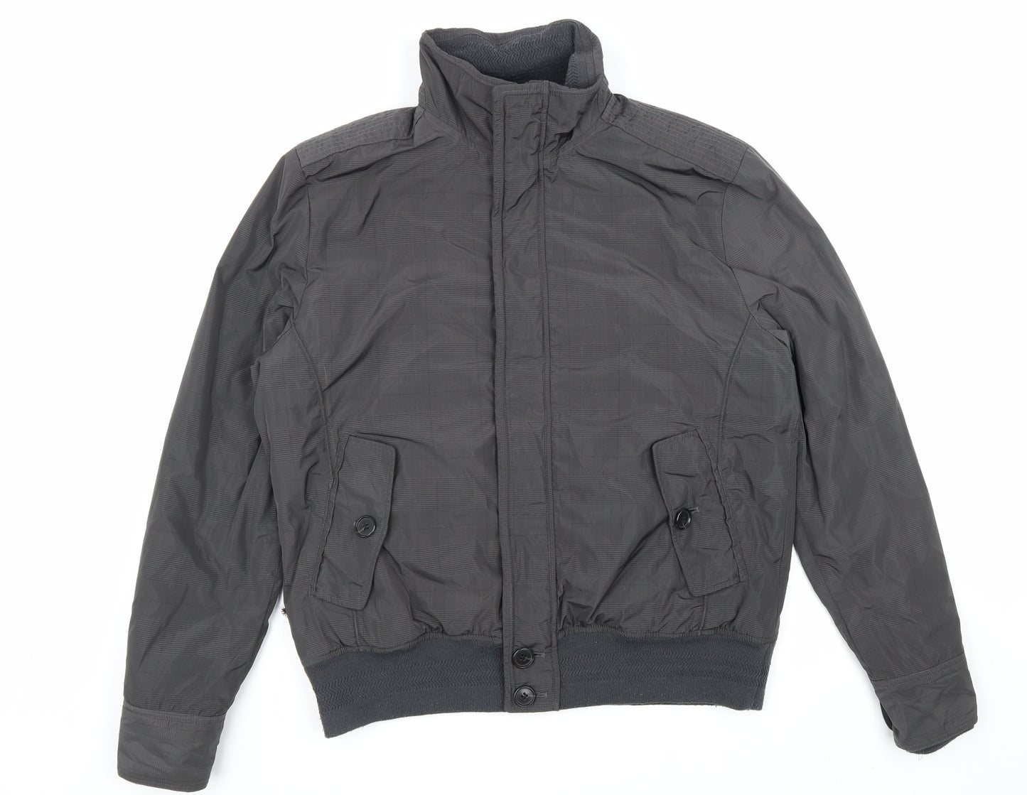 ROY ROBSON Mens Grey Jacket Size 50 Zip