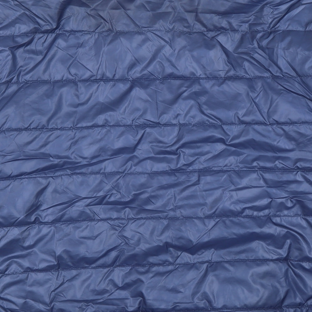 Atlas For Men Mens Blue Puffer Jacket Jacket Size 3XL Zip