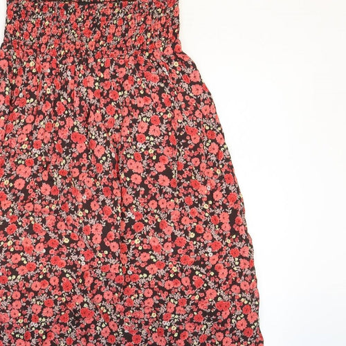 Casual collection Womens Red Geometric Viscose Trumpet Skirt Size 10