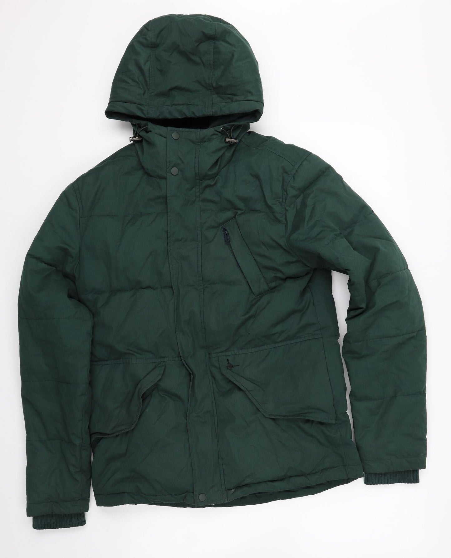 Jack Wills Womens Green Jacket Size XS Zip