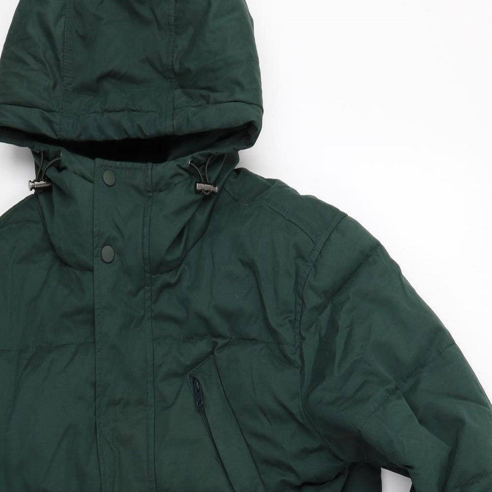 Jack Wills Womens Green Jacket Size XS Zip