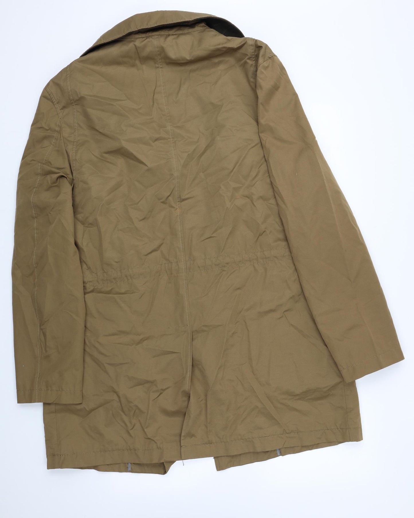 Zara Man Mens Brown Jacket Coat Size 2XL Button