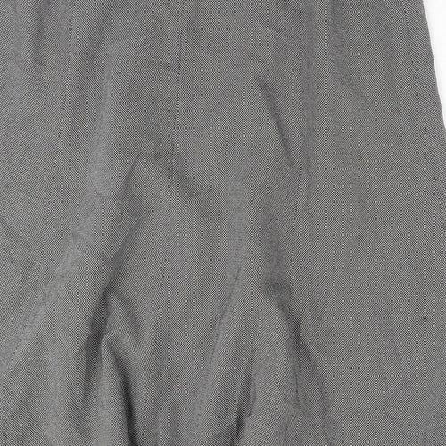 Damart Womens Grey Polyester Swing Skirt Size 36 in