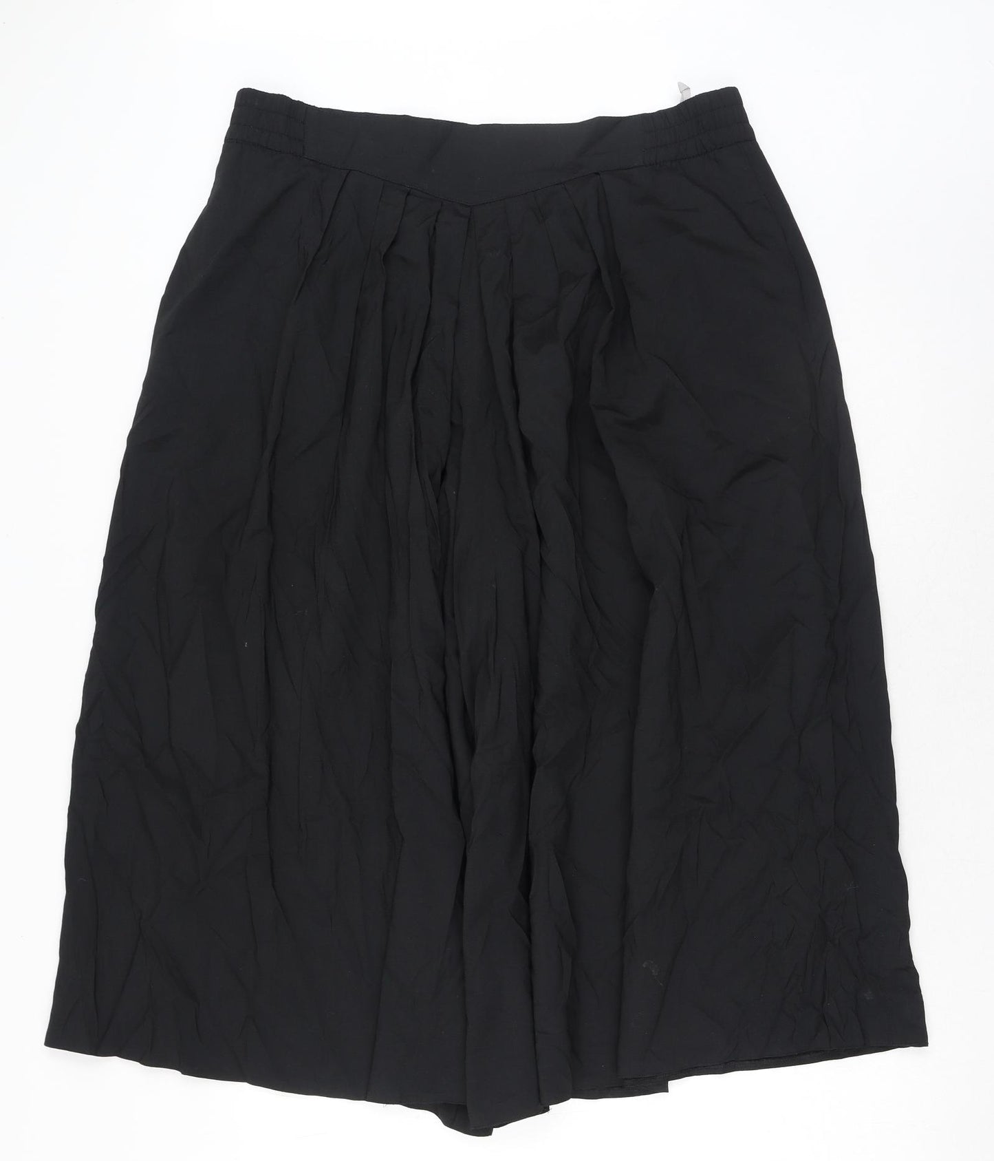 HMC Womens Black Polyester Trousers Size 18 Regular Zip