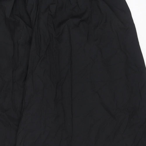HMC Womens Black Polyester Trousers Size 18 Regular Zip