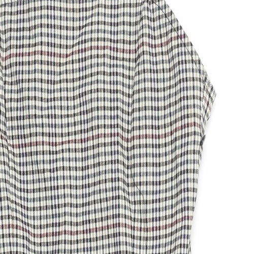 Jennyfer Womens Multicoloured Plaid Polyester Pinafore/Dungaree Dress Size XS Square Neck Zip