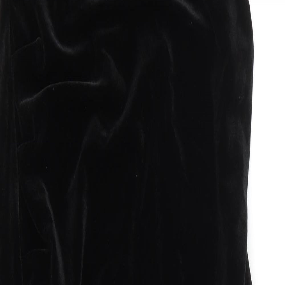 Zara Womens Black Polyester Ball Gown Size S Sweetheart Pullover