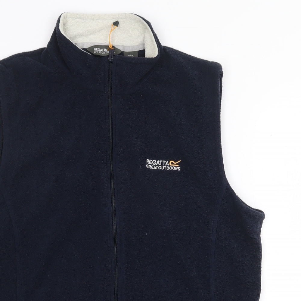 Regatta Womens Blue Gilet Jacket Size 16 Zip