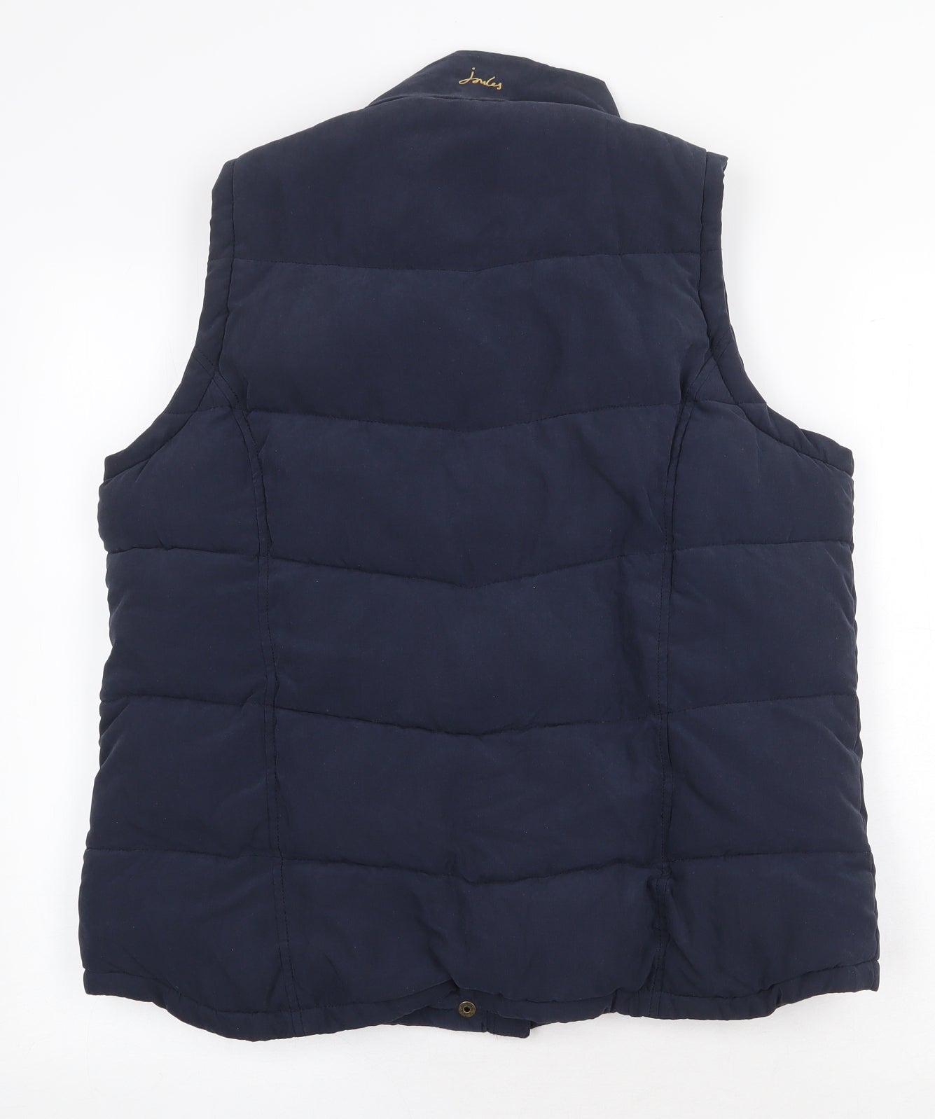 Joules Womens Blue Gilet Jacket Size 14 Zip