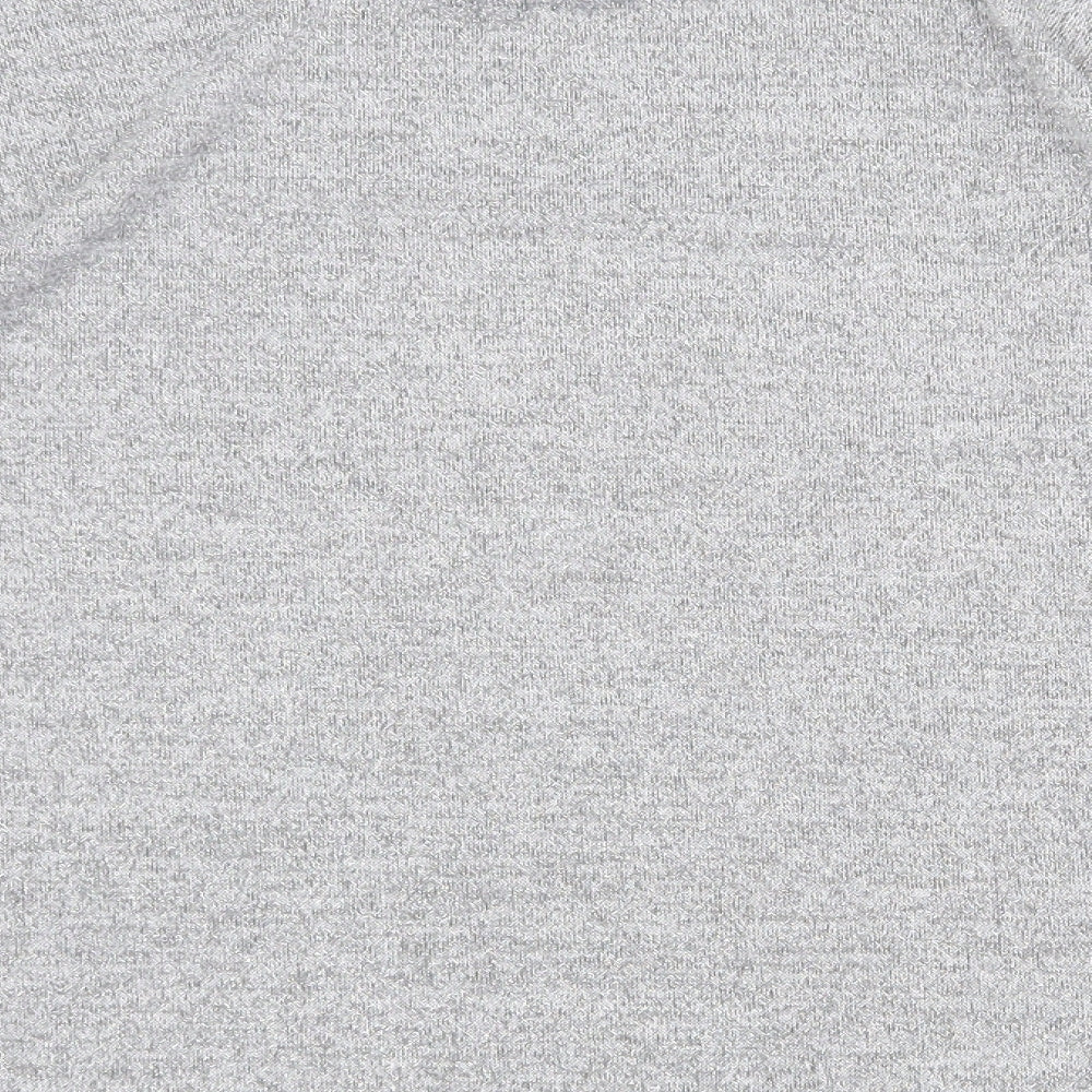 Peacocks Womens Silver Round Neck Polyester Pullover Jumper Size 12