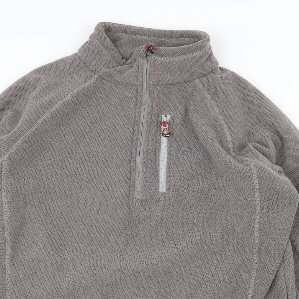 Trespass Mens Grey Polyester Pullover Sweatshirt Size L