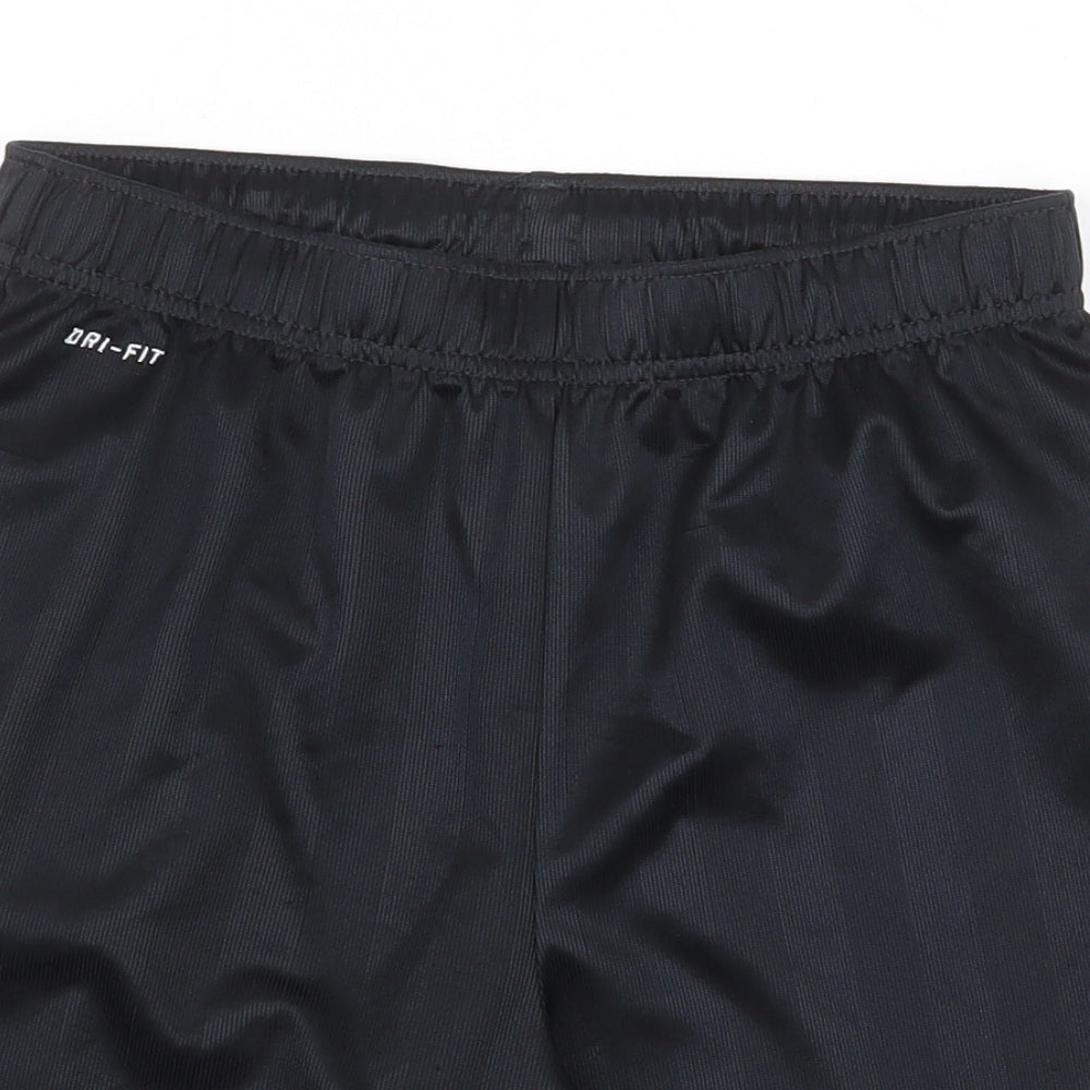Nike Mens Black Polyester Sweat Shorts Size L Regular