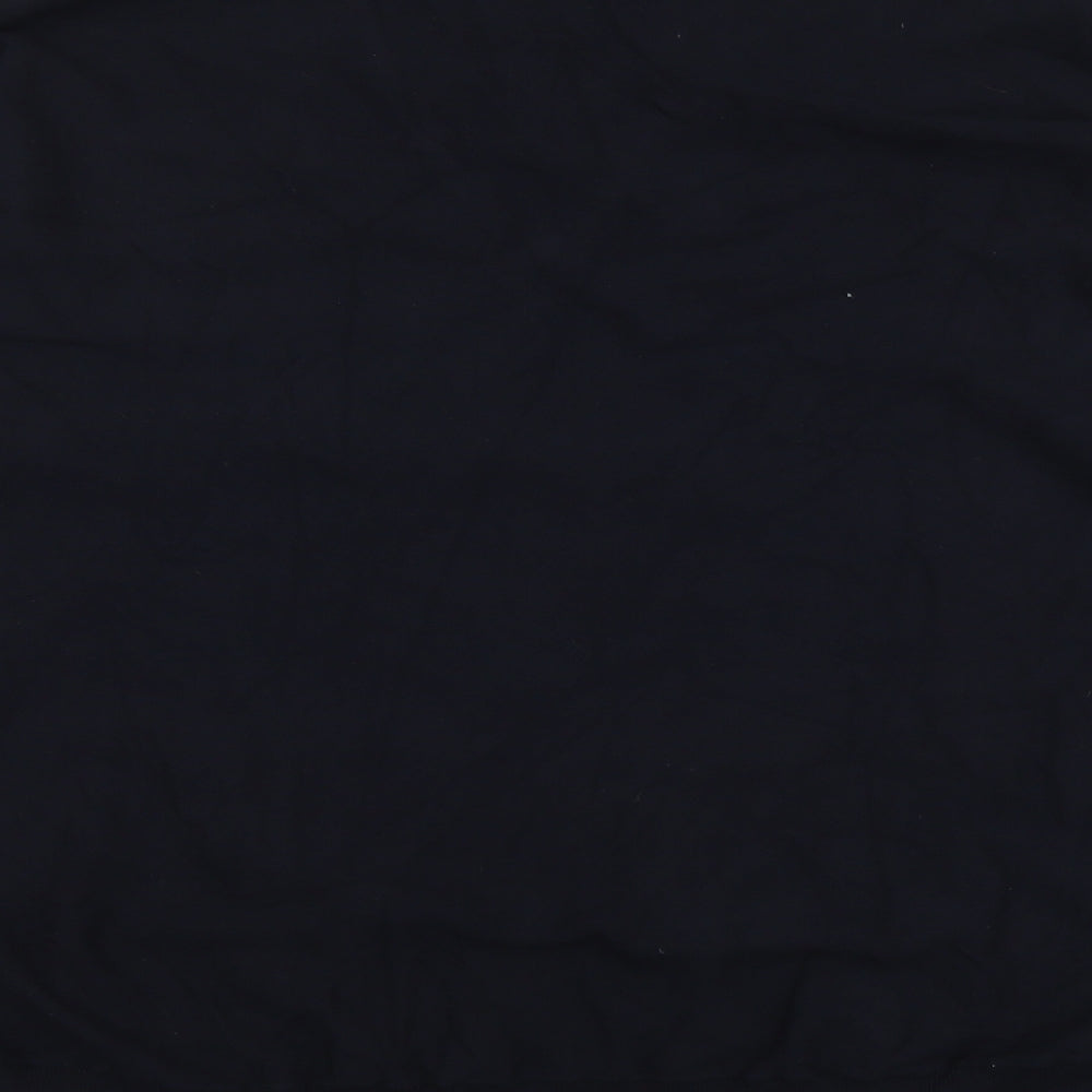 Monsoon Womens Blue V-Neck Viscose Pullover Jumper Size L - Stars Batwing