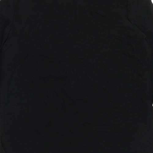 Gina Bacconi Womens Black Jacket Size 12 Hook & Eye