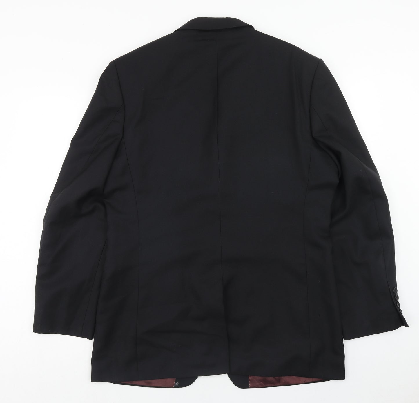 Jasper Conran Mens Black Wool Jacket Blazer Size 42