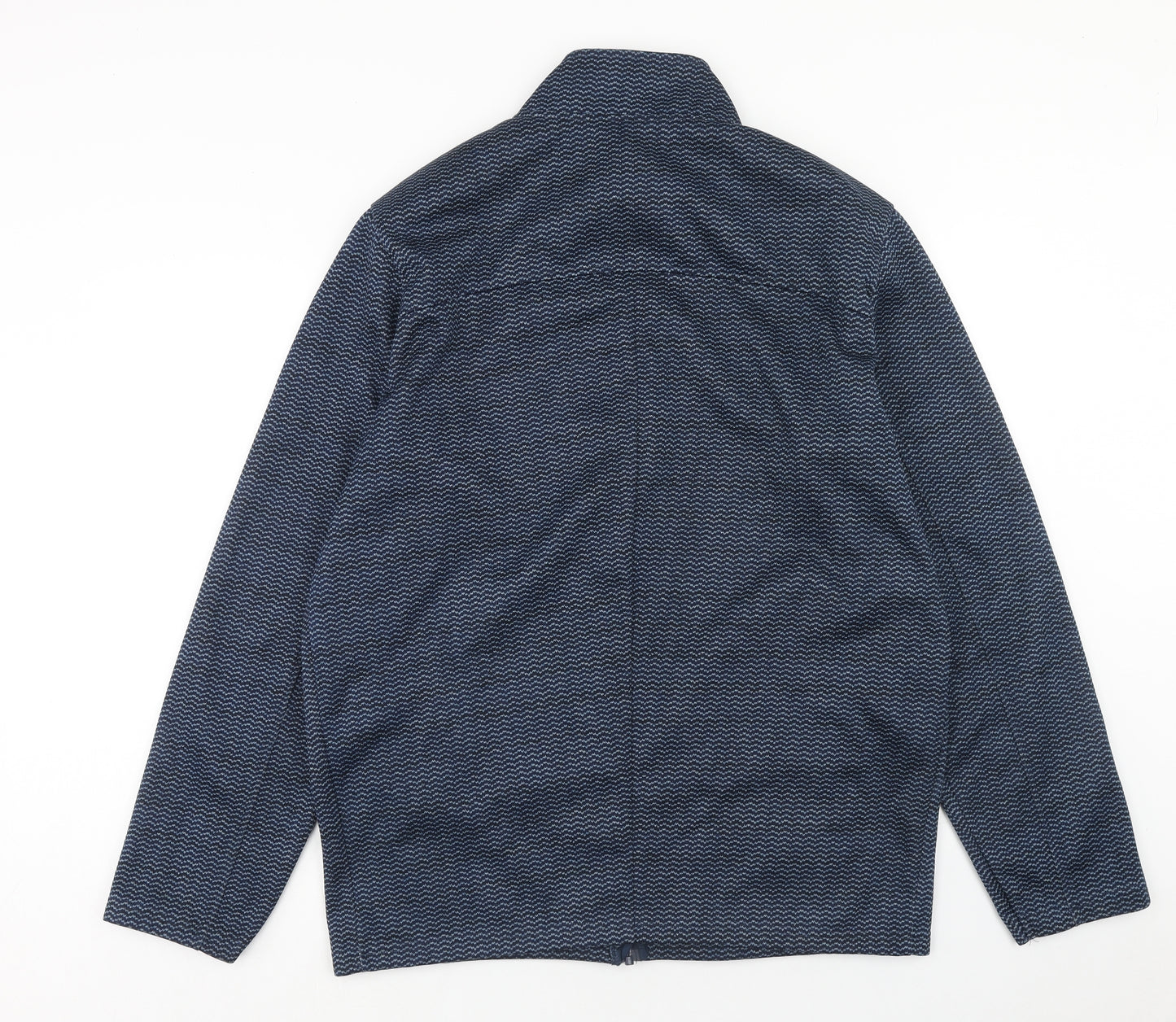 Crivit Mens Blue Geometric Jacket Size XL Zip
