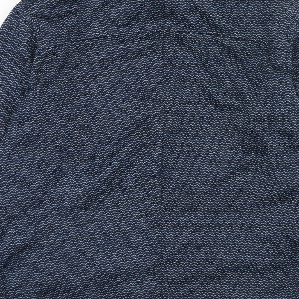 Crivit Mens Blue Geometric Jacket Size XL Zip