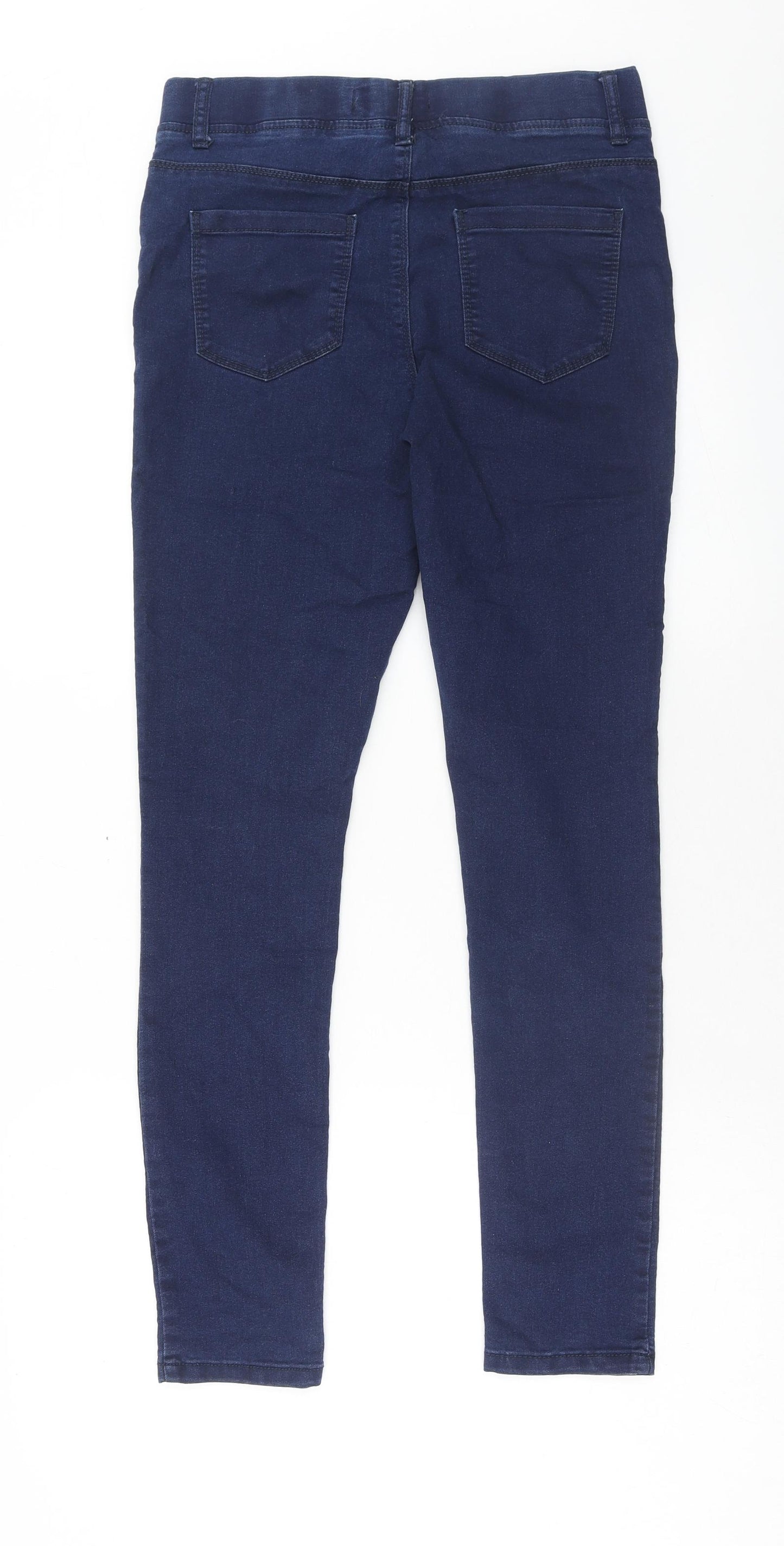 pep&co Womens Blue Cotton Skinny Jeans Size 10 Regular