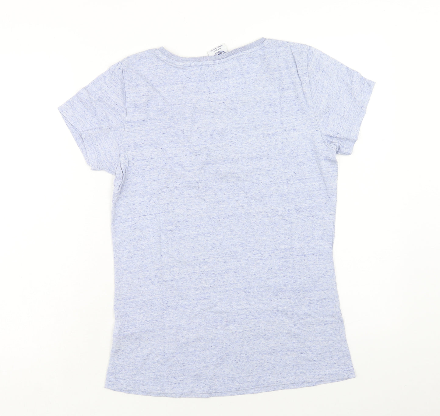 Stanley Stella Womens Blue Cotton Basic T-Shirt Size M Scoop Neck - Leicester City Football Club