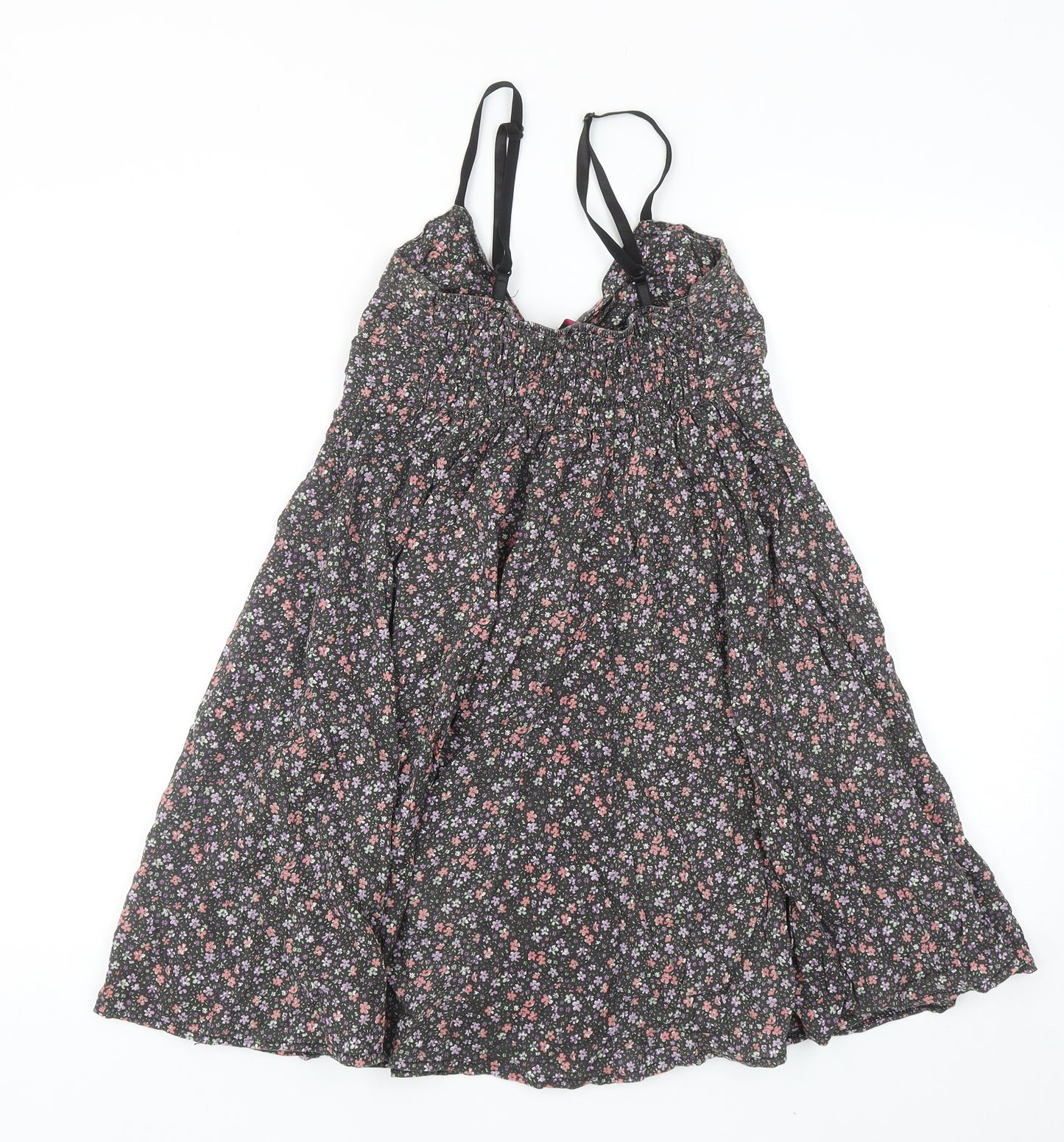 You Womens Black Geometric Polyester A-Line Size M Off the Shoulder Pullover