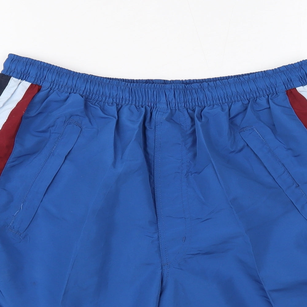 Blue Fin Mens Blue Polyester Sweat Shorts Size XL Regular Drawstring