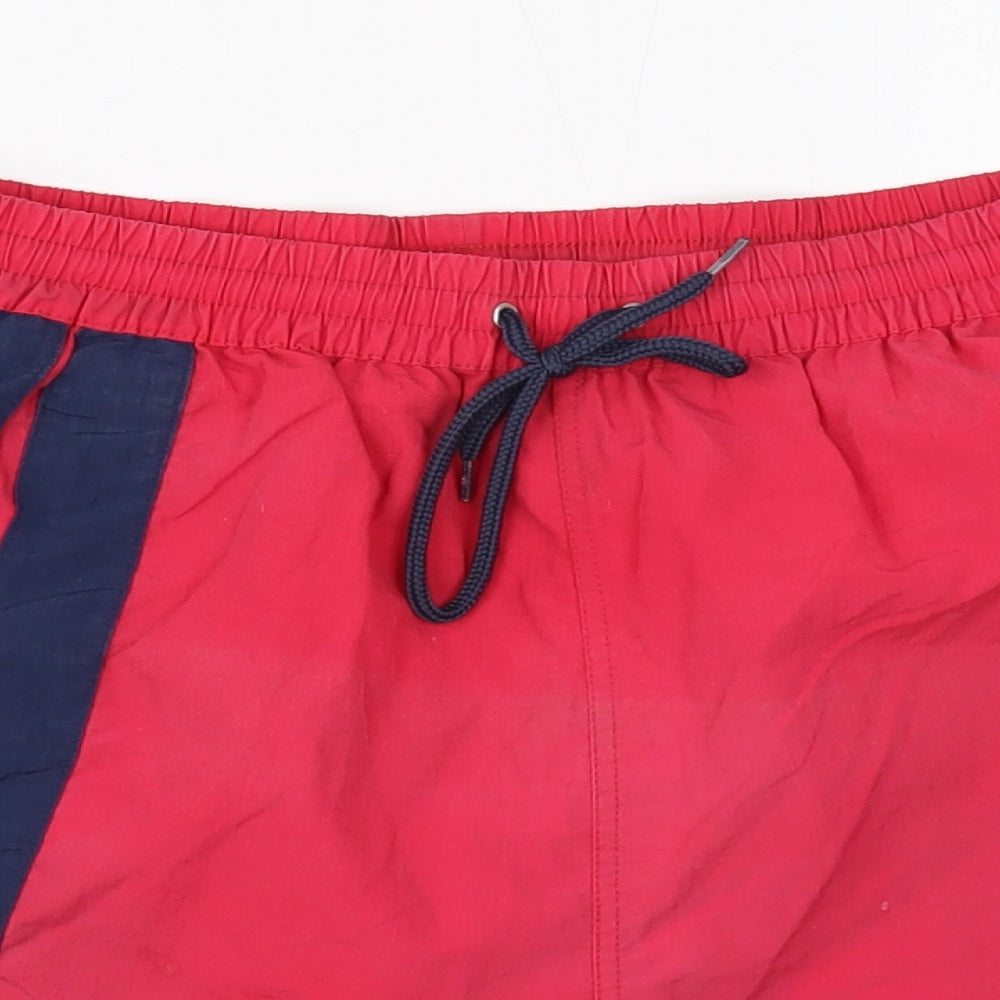 NX Sport Mens Red Polyamide Sweat Shorts Size M Regular Drawstring