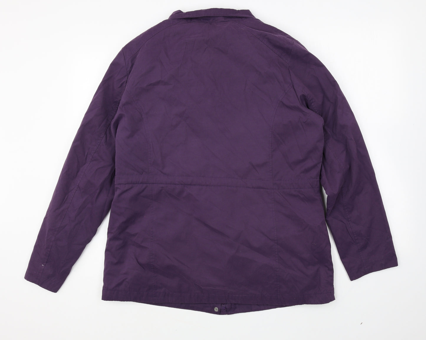 BHS Womens Purple Jacket Size 14 Zip