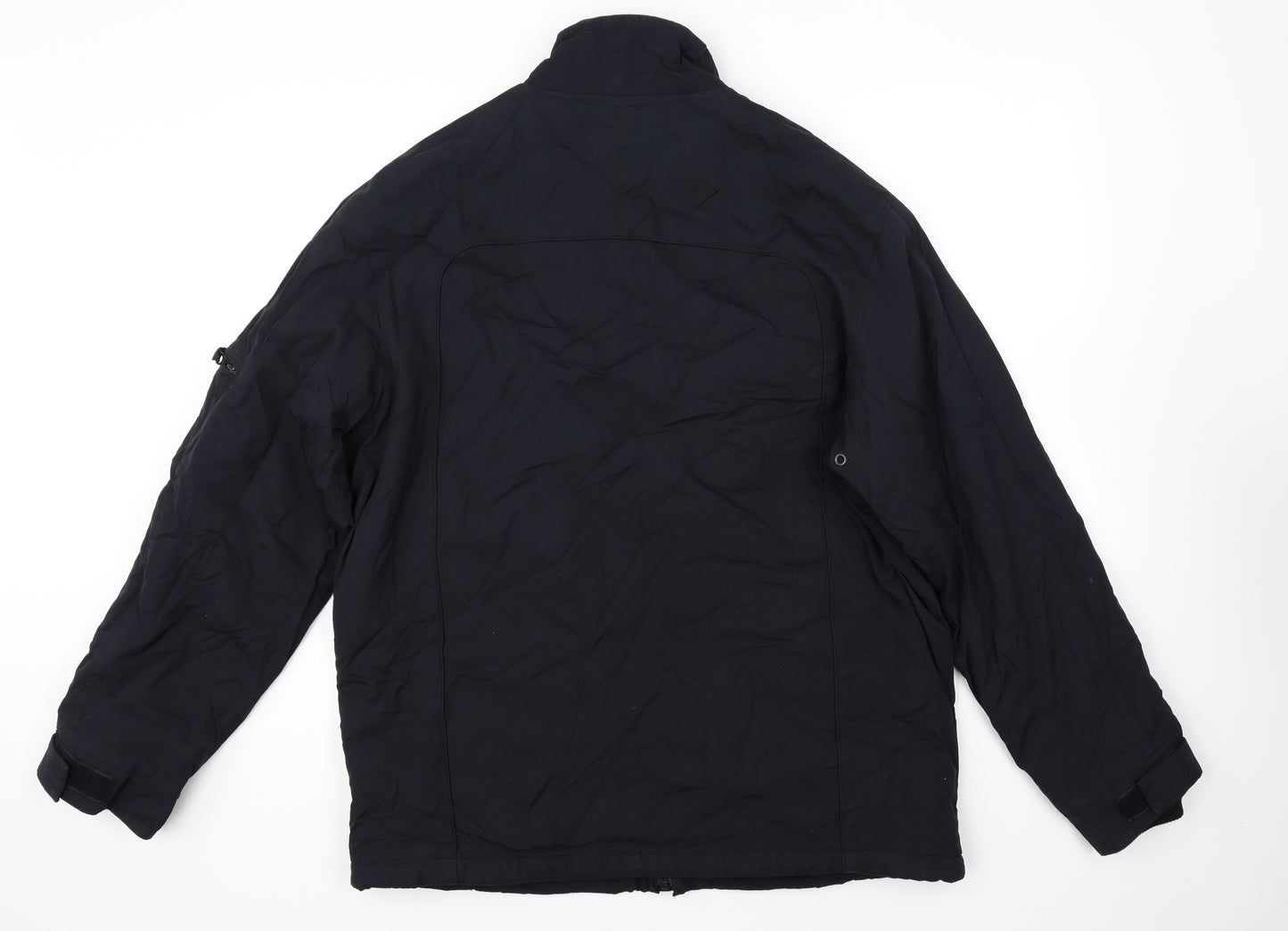 NEXT Mens Black Windbreaker Jacket Size M Zip