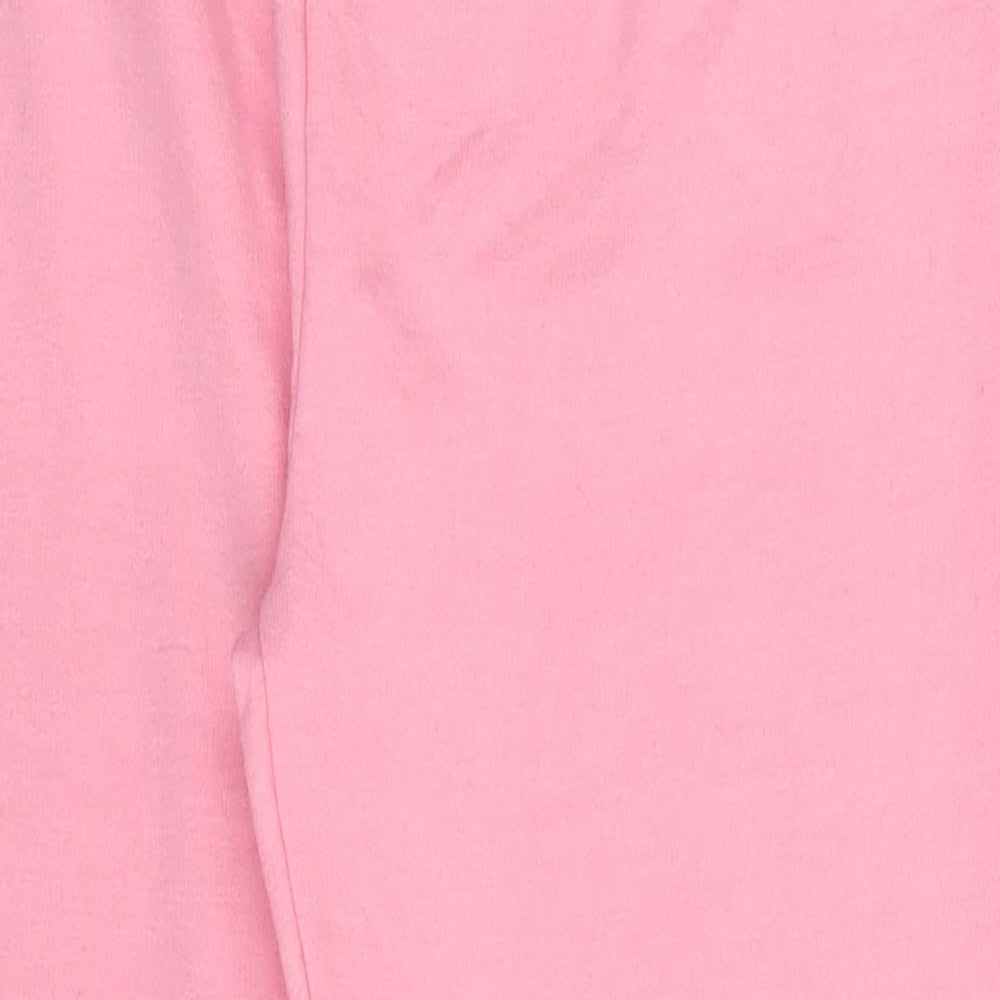 DKNY Girls Pink 100% Cotton Jogger Trousers Size L Regular